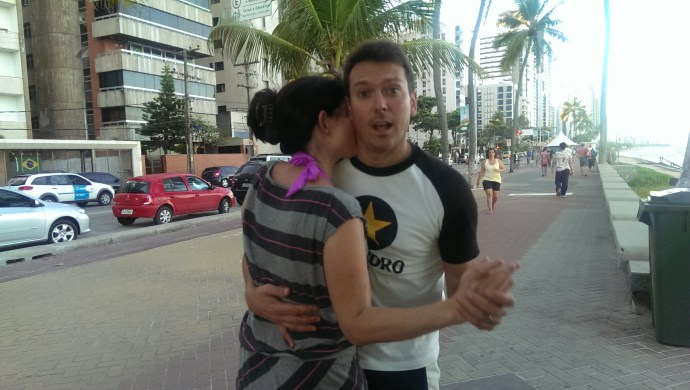 Still in love...dancing in the streets of Brazil