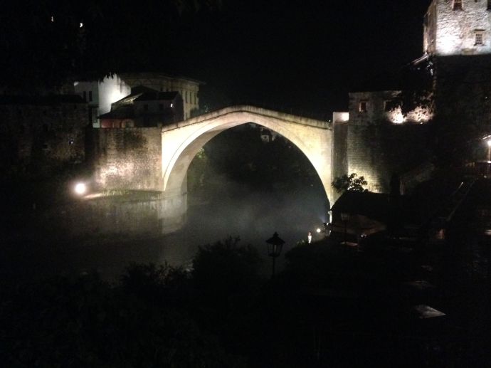 Stari Most at Night 2